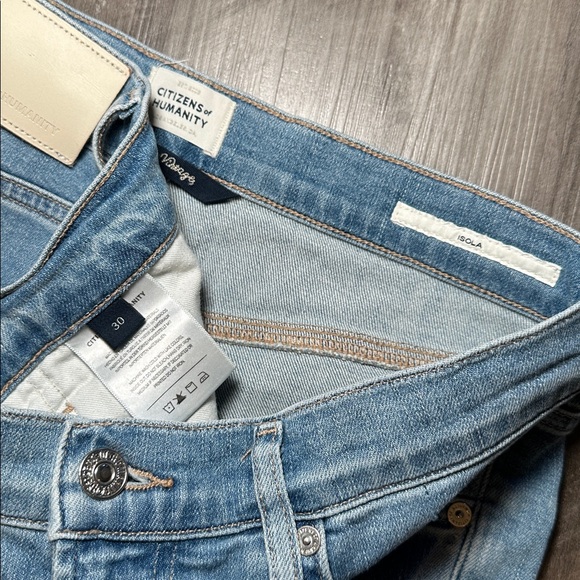 Citizens Of Humanity Isola Slim Raw Hem Jeans - 30 - Picture 7 of 7